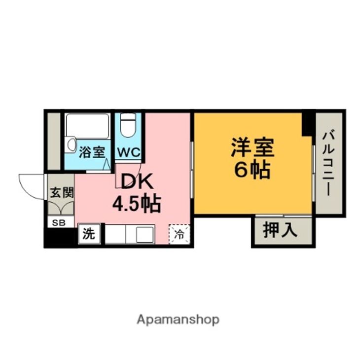 ハイムイズ205の間取り