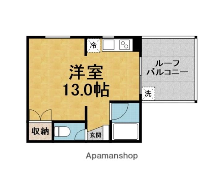大阪府豊中市中桜塚3丁目の賃貸マンションの間取り