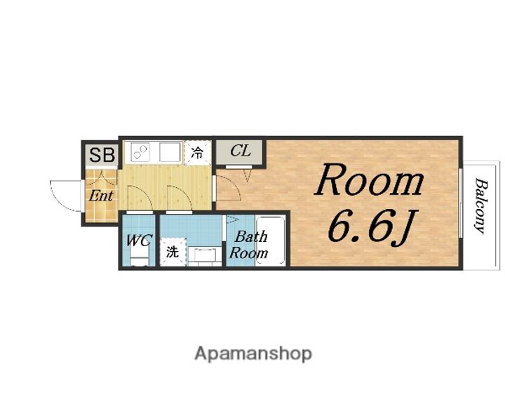 ファステート大阪グリーン1206の間取り