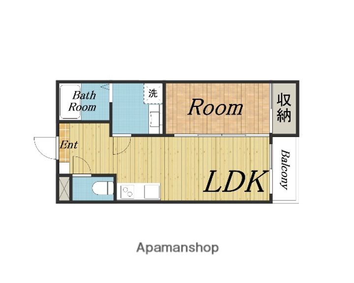 S−MOVE三国302.の間取り