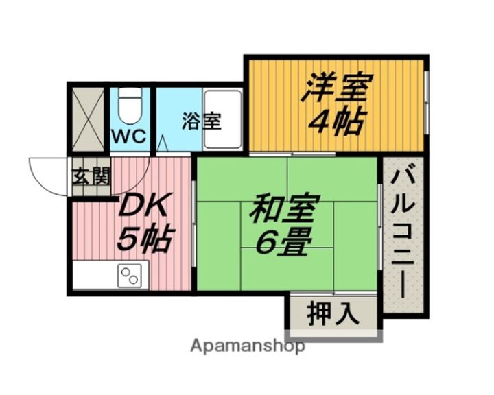 パレストミ203の間取り