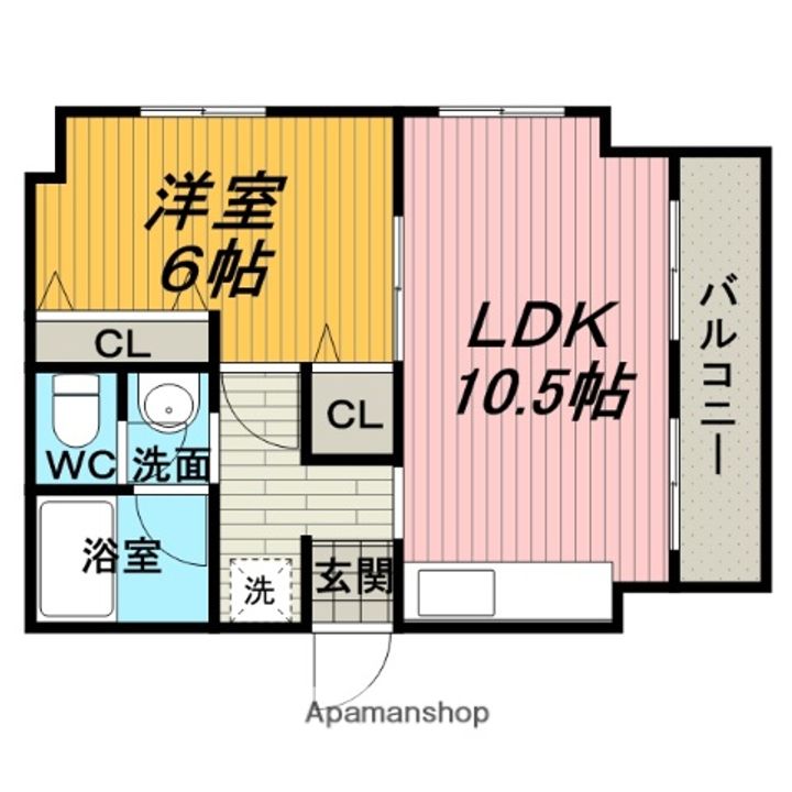 大阪府豊中市庄内東町1丁目の賃貸マンションWest3の間取り