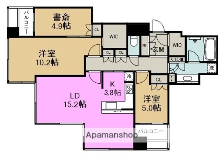 シティタワー西梅田の間取り