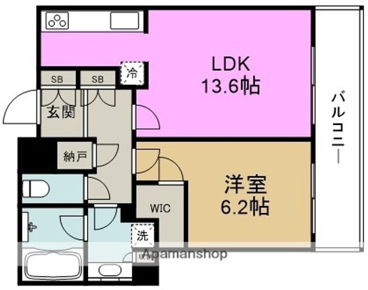シティタワー西梅田の間取り