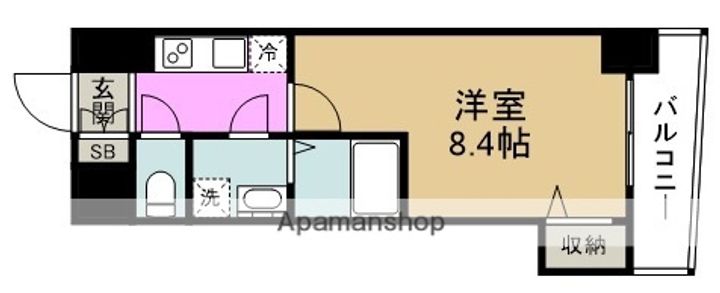 アドバンス西梅田の間取り