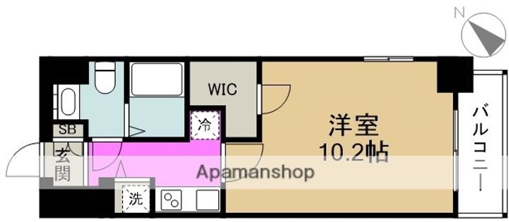 エスリード福島リバーフロントの間取り
