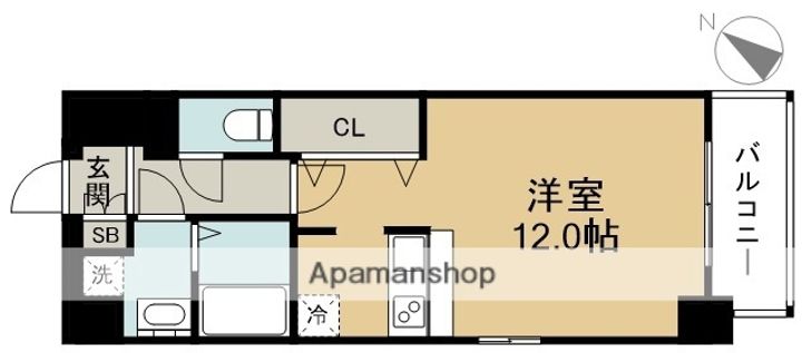 エスリード福島リバーフロントの間取り