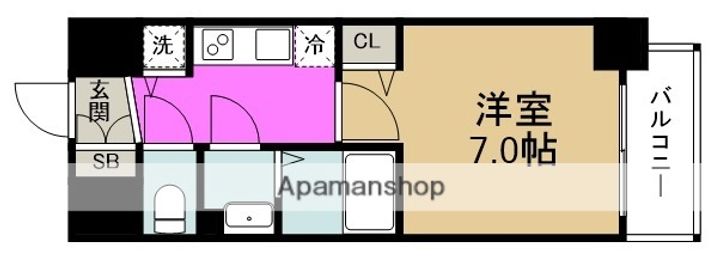 アドバンス西梅田グルーブの間取り