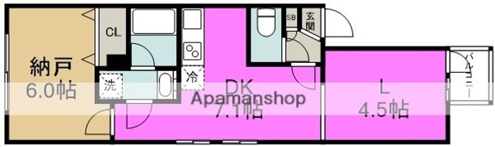 パークサイド鷺洲の間取り