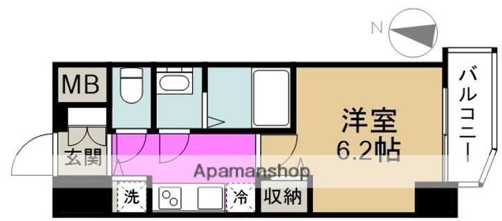 プレサンス大阪ゲートシティの間取り