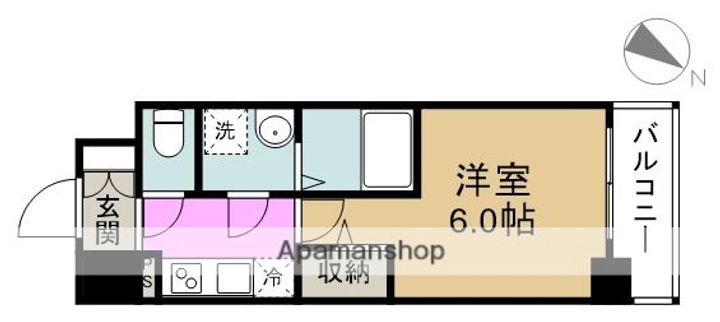 エスリード福島グレイスの間取り
