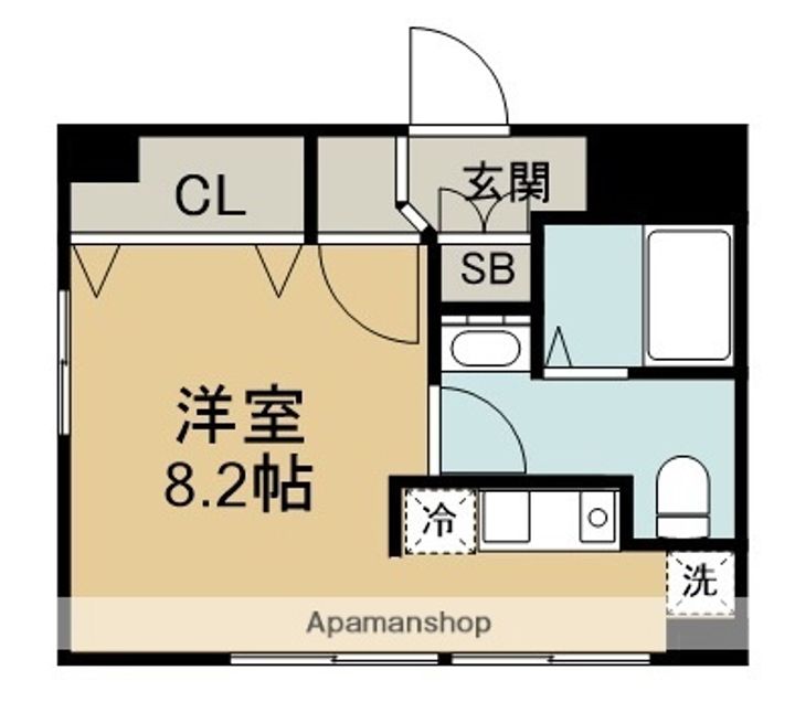 プール・トゥジュール梅田ウエストⅡの間取り