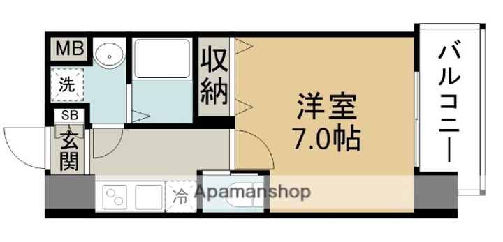BPRレジデンス福島の間取り