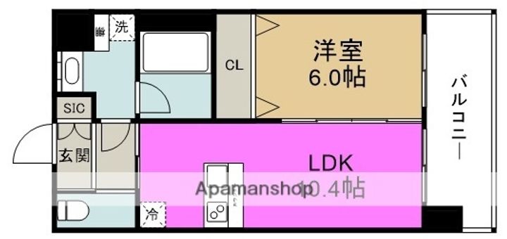 ディームス福島の間取り