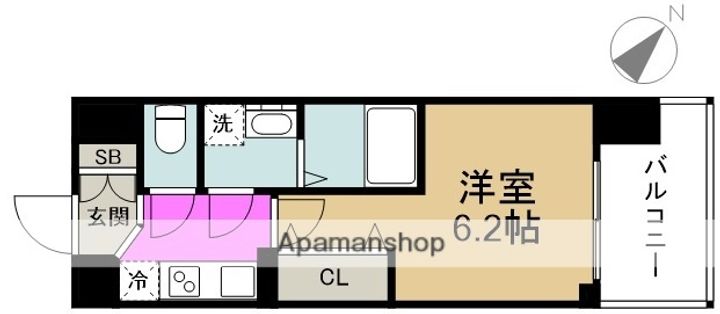 ワールドアイ梅田WESTの間取り
