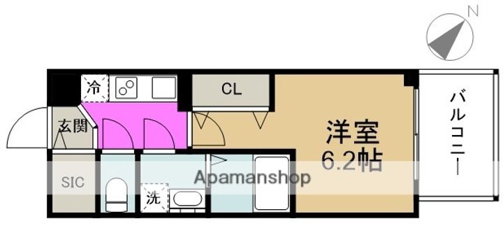 ワールドアイ梅田WESTの間取り