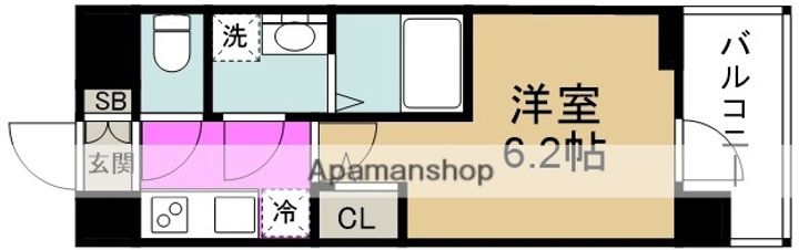 エスリードレジデンス梅田クラスシティの間取り