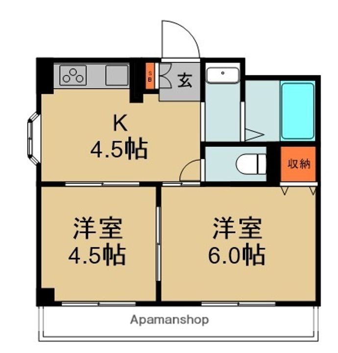 レインフォレストの間取り