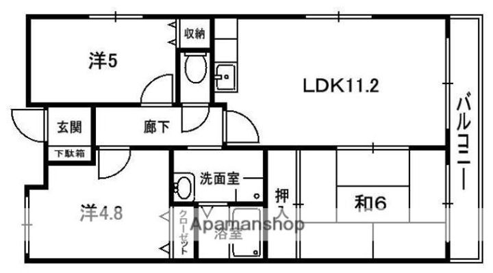 元町RURALの間取り