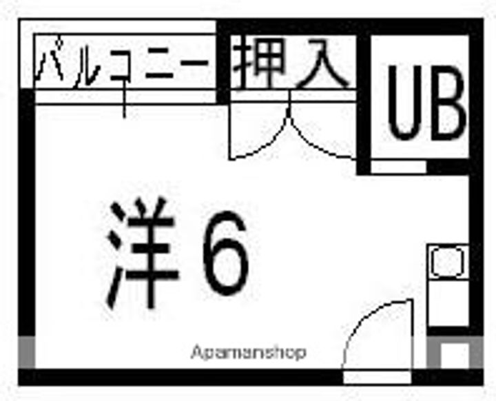 大阪府枚方市枚方元町の賃貸マンションの間取り