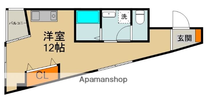 幸福ハイツの間取り