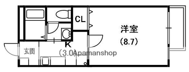 メゾン・ド・ボヌールA棟の間取り