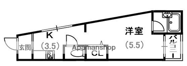 D’SPROUD萱島(ディーズプラウド)の間取り