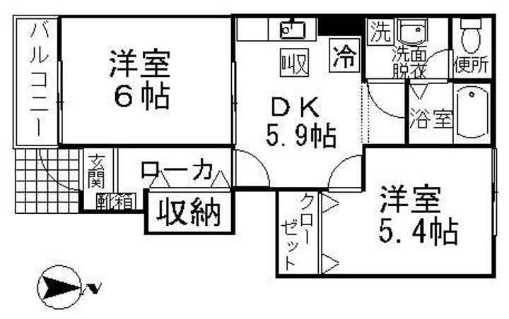 アロッジオの間取り