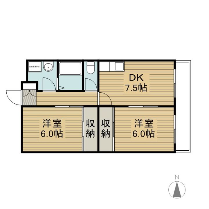 ビューテラス畷A棟の間取り