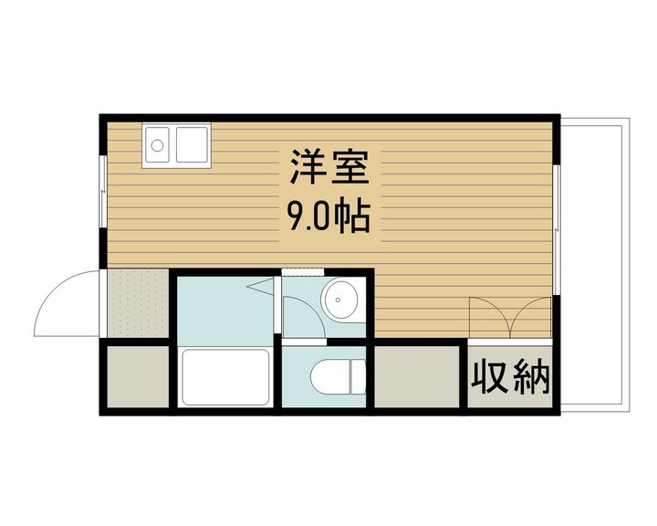 カサベルデー柳の間取り