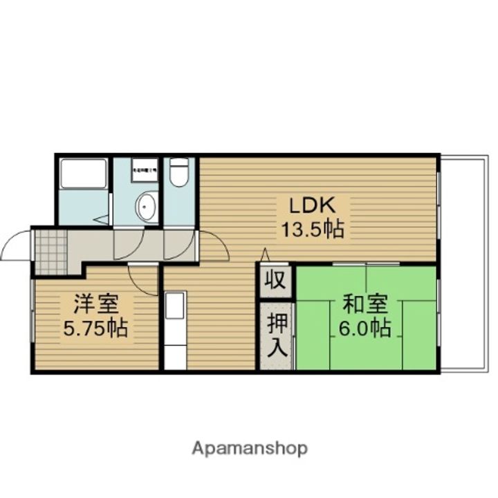 フロンティア深野の間取り