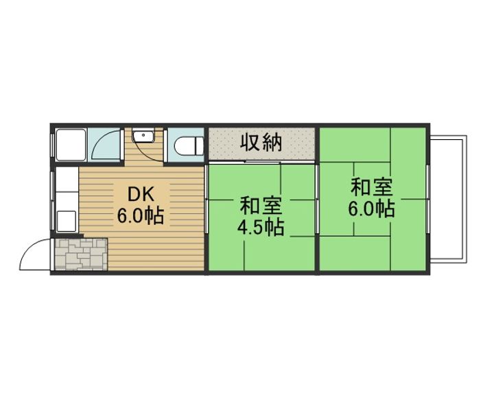 桜井マンションの間取り