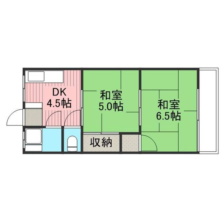 ハニータニガワの間取り