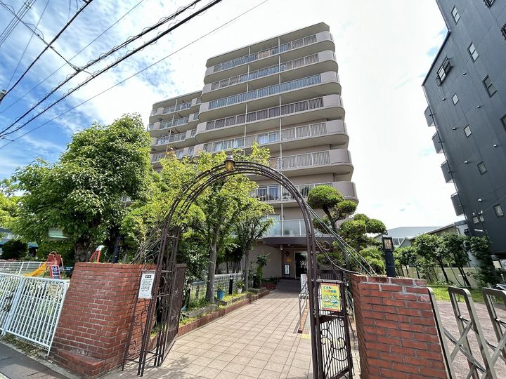 住道パークハイツの外観