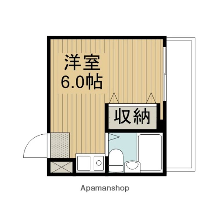 トモエハイツ5号館の間取り