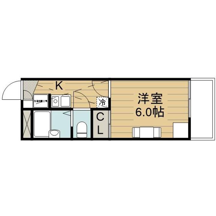 レオパレスサン・ビレッジIの間取り