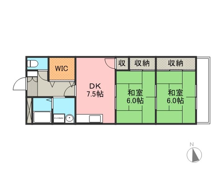 セブンハイツの間取り