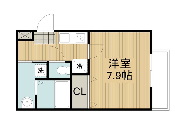フジパレス野崎?番館の間取り