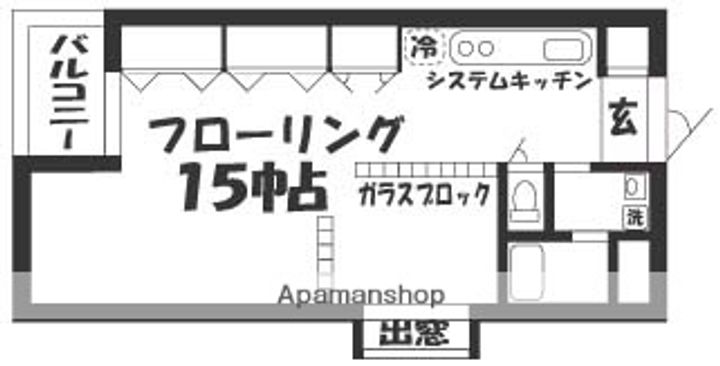 パレス東洋10号館の間取り