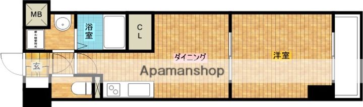 GRAMERCY JUSO−HIGASHI 2NDの間取り