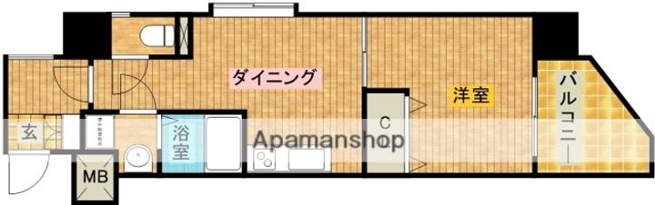 GRAMERCY JUSO−HIGASHI 3RDの間取り