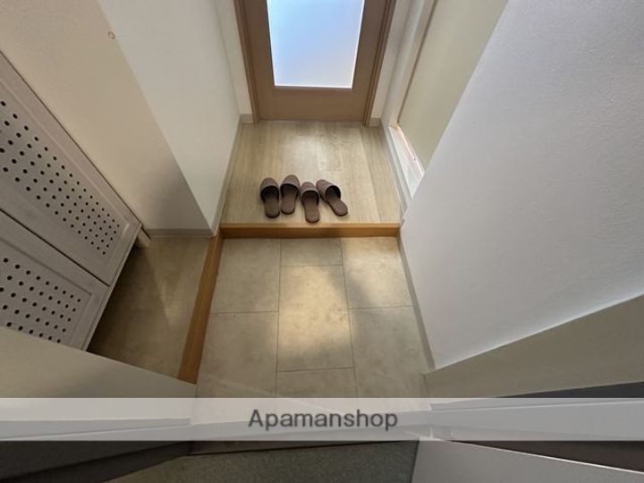 ハイツ新和の玄関
