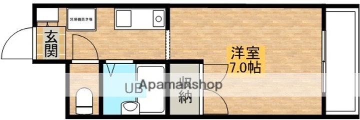 プレリュード江坂の間取り
