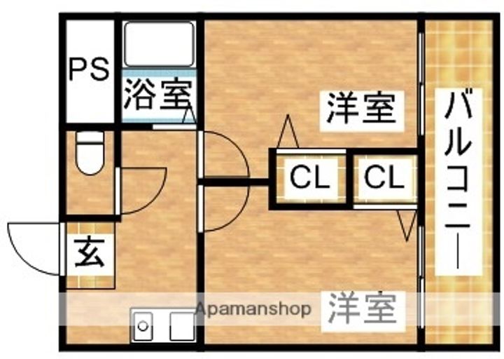 木川東エクセルハイツの間取り