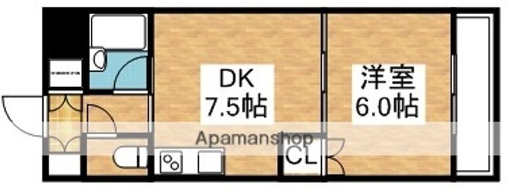 おおきに北大阪リバーフロントAPの間取り