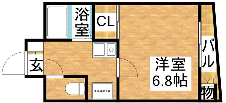 モンテ新大阪の間取り