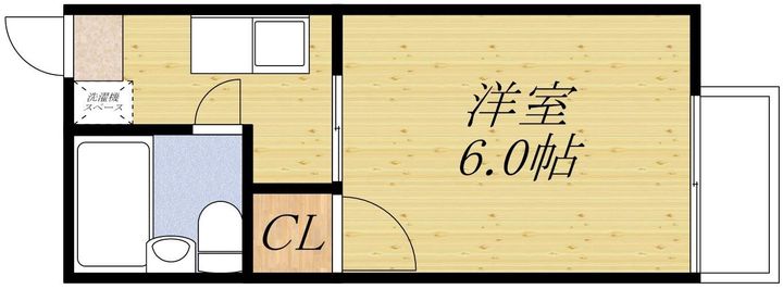 ローズ千里山の間取り