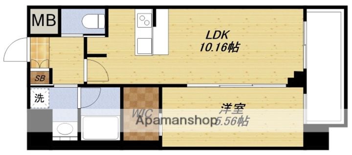 プレジオ西中島ASIANの間取り