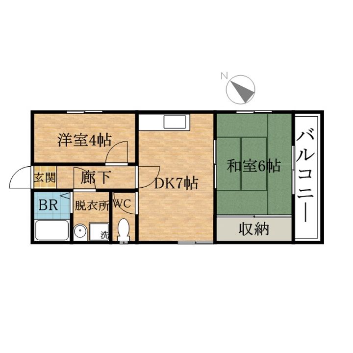 メゾンシルクの間取り