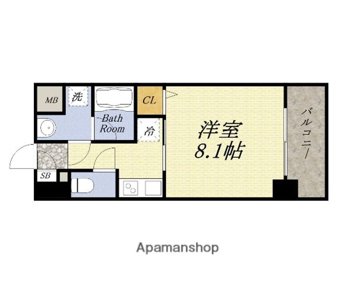 エグゼ大阪ドームⅡの間取り